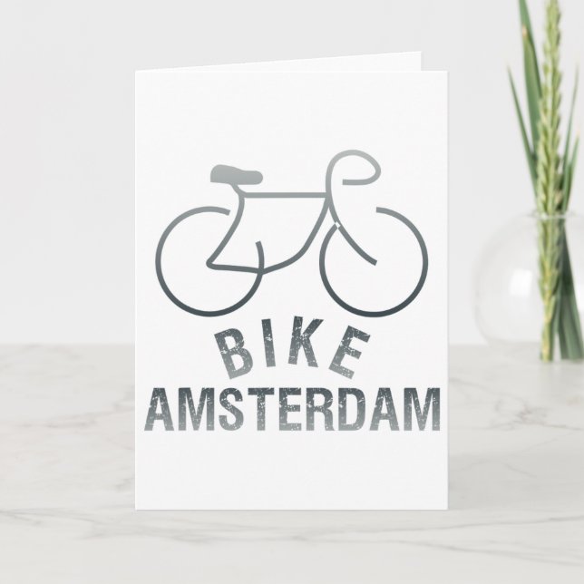 Carte Biking Amsterdam Netherlands Graphic _1  (Devant)