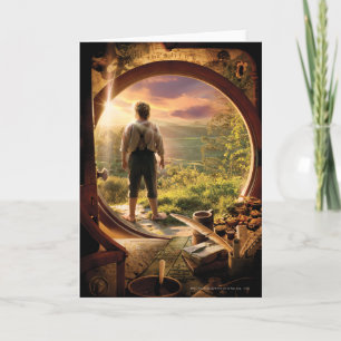 Carte BILBO BAGGINS™ Retour dans le collage de shire
