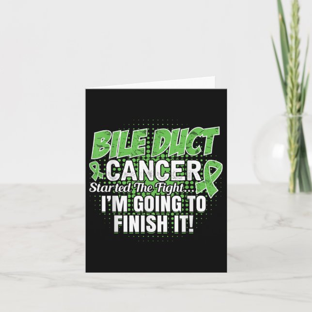 Carte Bile Duct Cancer Sensibilisation Mal Finira Ce Com (Devant)