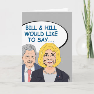 Carte Bill & Hill aimerait dire Joyeux anniversaire