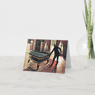 Carte Billard - Caillebotte, 1876