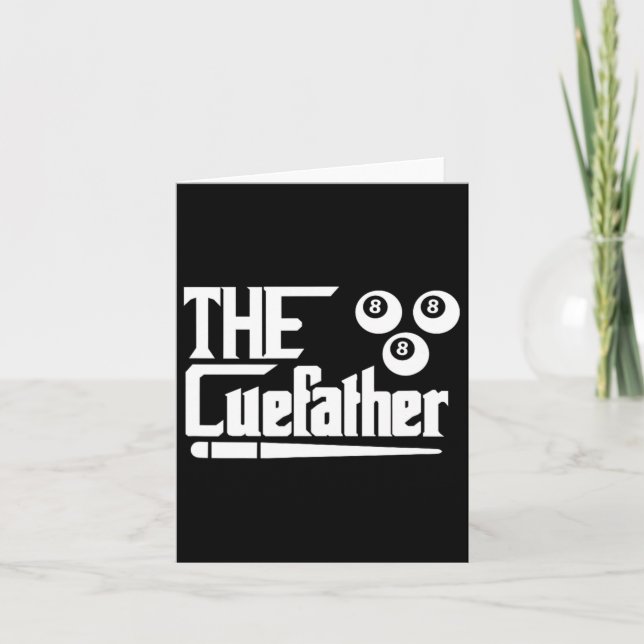 Carte Billard Drôle Jeu de la piscine (Devant)