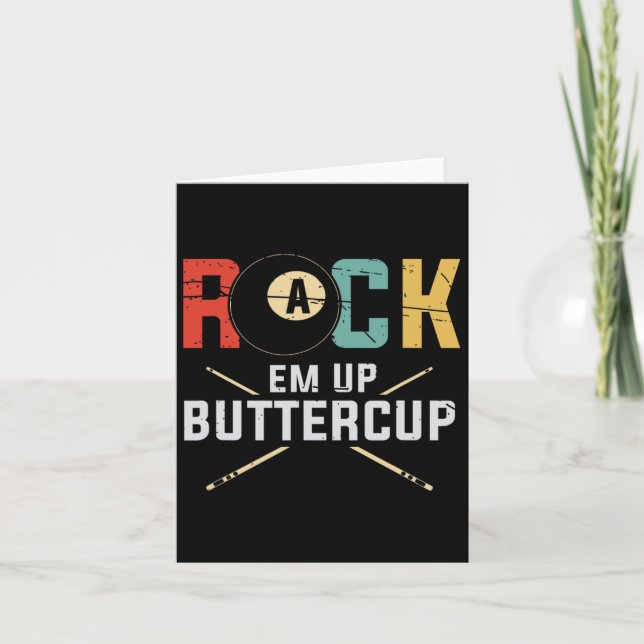 Carte Billard Joueur de billard Rack Em Up Boutique de t (Devant)