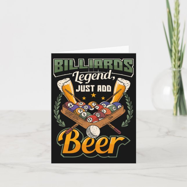 Carte Billard légendaire (Devant)