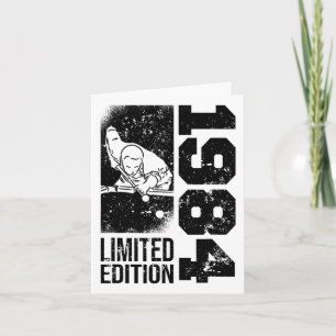 Carte Billard Snooker-game Vintage 1984 Birthday Pool-