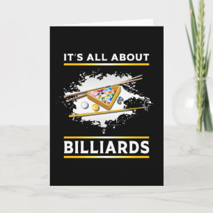 Carte Billard Snooker Pool Billard 8 Ball Drôle cadeau