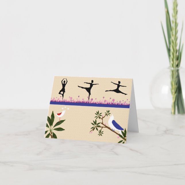 Carte Billet Bird & Ballet (Devant)
