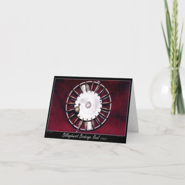 Carte Billinghurst Birdcage Reel (Devant)