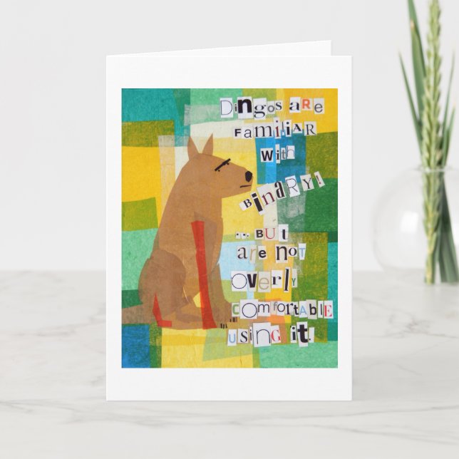 Carte Binary Dingo (Devant)