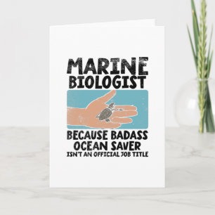 Carte Biologiste marin