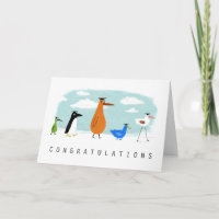 Bird Grads Félicitations Graduation Félicitations