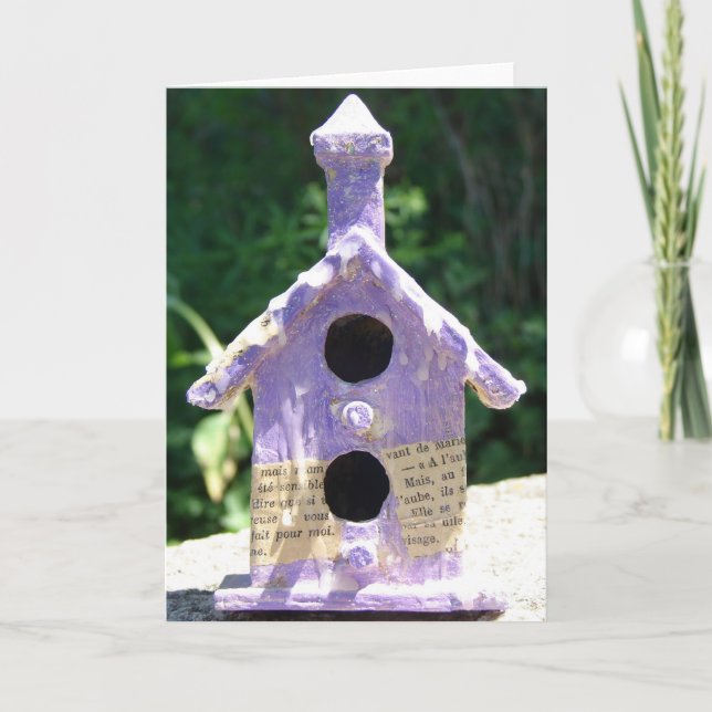 Carte Bird House Art (Devant)