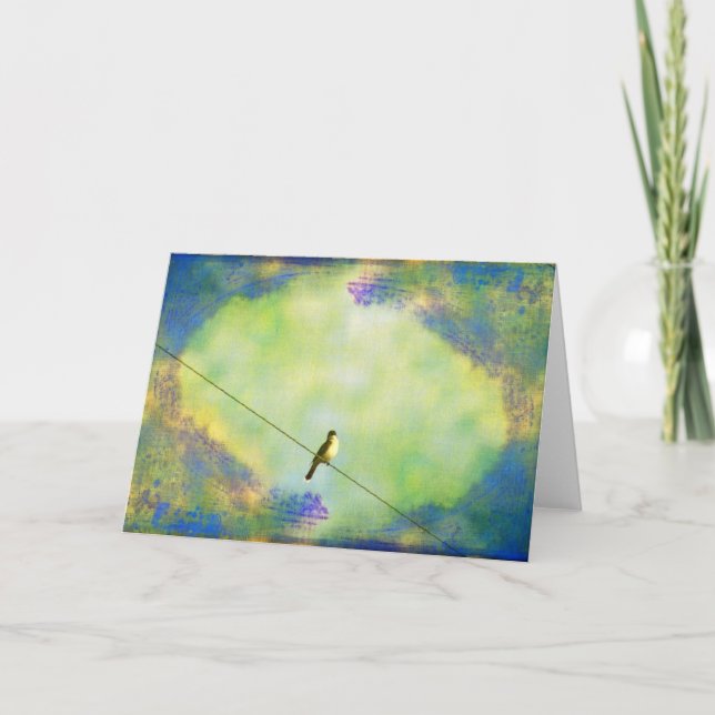 Carte Bird on Wire All Occasions  (Devant)