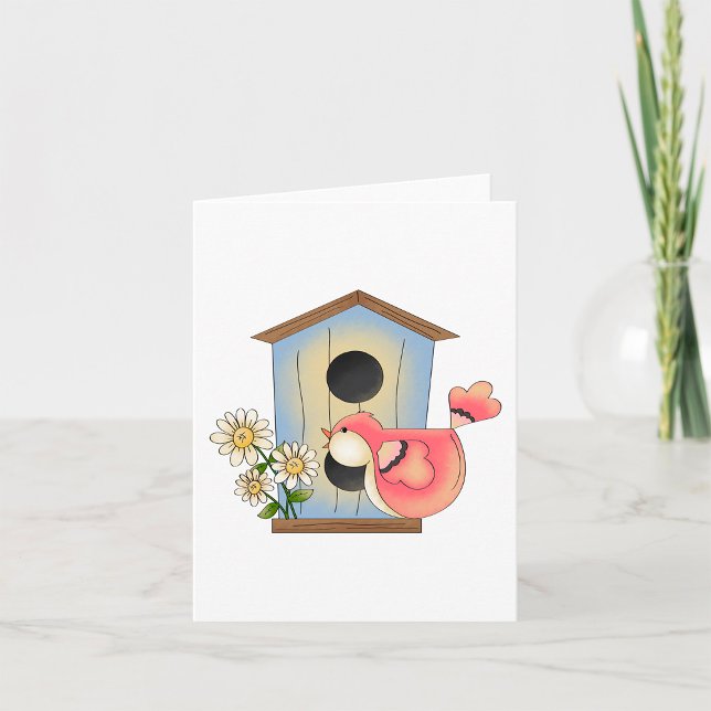 Carte Birdhouse et Bird (Créateur téléchargé)
