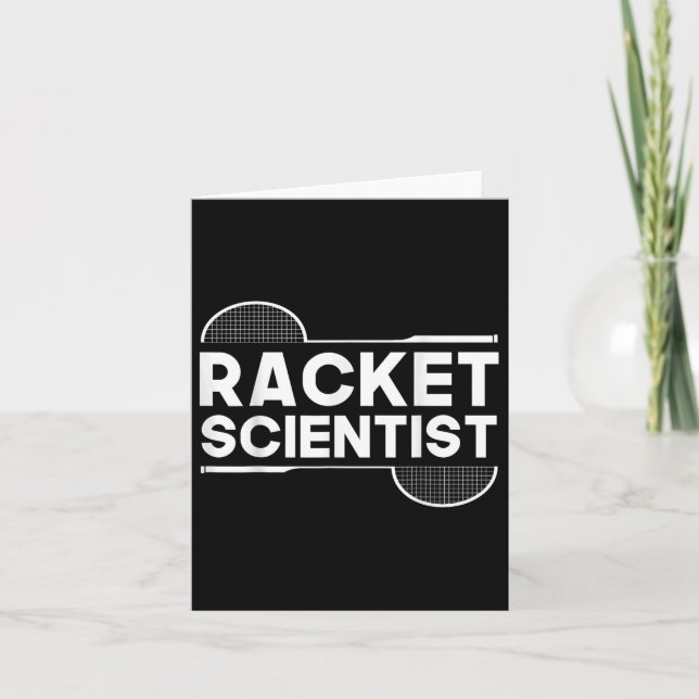Carte Birdie Shuttle Racket Scientifique Badminton (Devant)