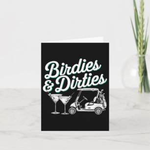 Carte Birdies And Dirties Golf Anniversaire Dirty Martin