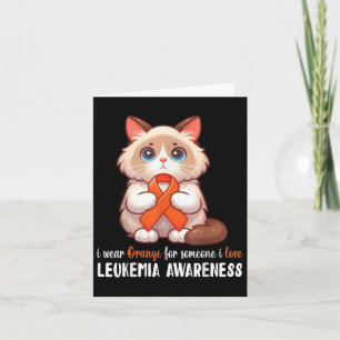 Carte Birman Je Porte Orange Pour Quelqu'Un Que J'Aime L