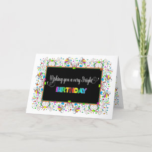 Carte Birthday, Anyone, Vivid Colors en design