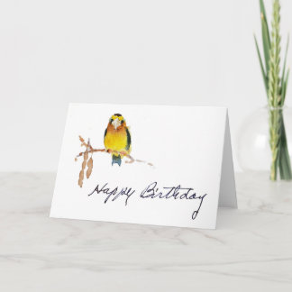 Carte Birthday Bird
