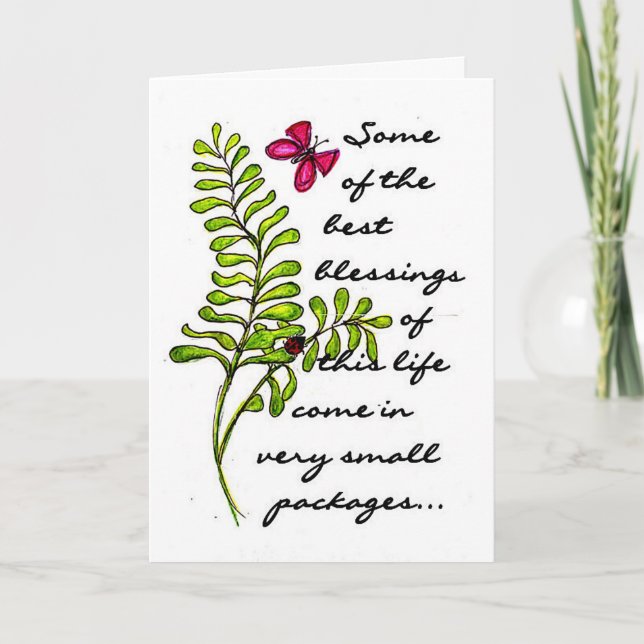 CARTE BIRTHDAY BLESSINGS CARD (Devant)