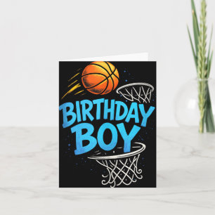 Carte Birthday Boy - Joueur de basket-ball Sports Fun Ta