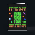 Carte Birthday Boy Kids C'est mon 8ème anniversaire Game<br><div class="desc">Birthday Boy Kids C'est mon 8ème anniversaire Gamer Pixel</div>