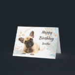 Carte Birthday Brother Cute<br><div class="desc">Custom Birthday</div>