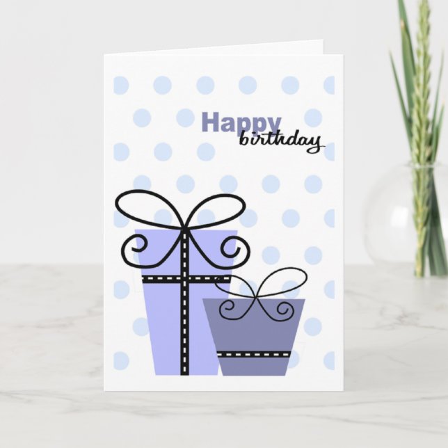 Carte Birthday Card (Devant)