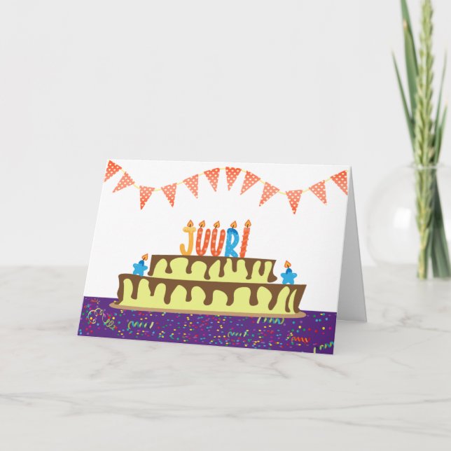 Carte Birthday Card (Devant)