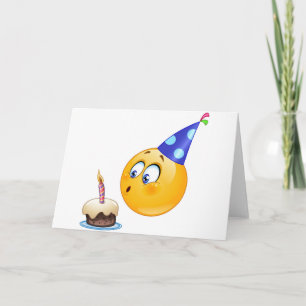 Carte birthday emoji