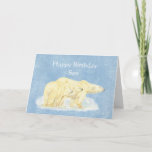 Carte Birthday for Beary Special Son Polar Bears<br><div class="desc">Customize Beary Special Son Polar Bears</div>