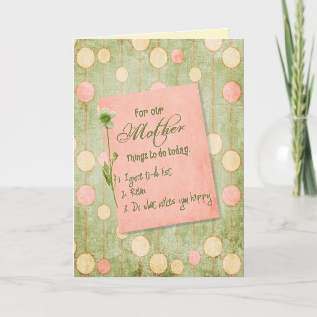 Carte birthday for mother from kids (Devant)