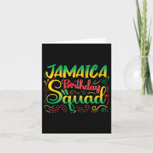 Carte Birthday Girls Jamaica Squad Trip 2025 Party Outfi