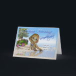 Carte Birthday Granddaughter Cutie Pie Collection<br><div class="desc">Anniversaire Grandgirl Cutie Pie Collection vie de plage</div>