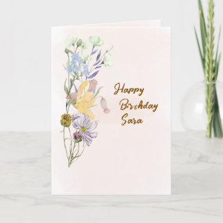 Carte Birthday Greetings Card
