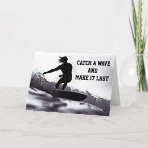 CARTE *BIRTHDAY* GREETINGS ***SURF STYLE*** JUST FOR YOU