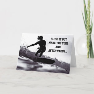 CARTE *BIRTHDAY* GREETINGS ***SURF STYLE*** JUST FOR YOU