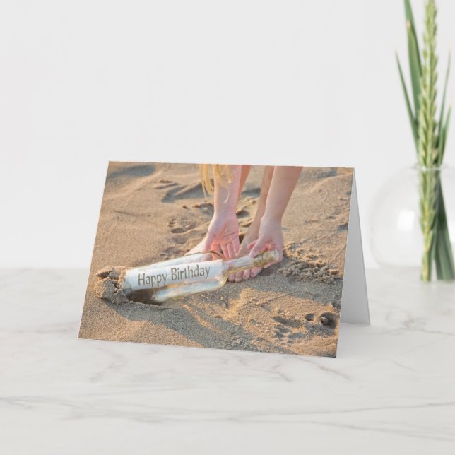 Carte Birthday Message (Devant)