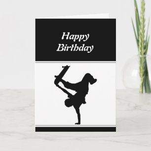 Carte Birthday Motivational Skateboard Skate Board