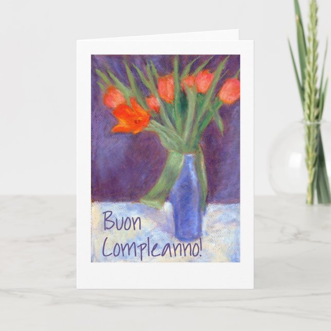 Carte Birthday Red Tulips (Devant)