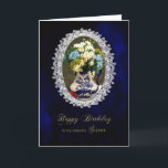 Carte BIRTHDAY,  SISTER, Antique Blue/White Vase, Flower<br><div class="desc">SEE MORE BIRTHDAY CARDS AND MOTHER'S DAY CARDS SAME IMAGE</div>