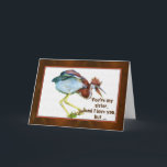 Carte Birthday, Sister, Tricolored Heron, Humor<br><div class="desc">This Tricolored Heron with the bad hair is about four weeks old.   He makes a splendid humorous birthday greeting card.</div>