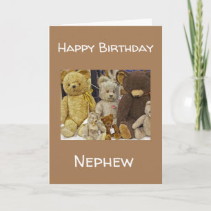 CARTE BIRTHDAY WISHES & BIRTHDAY KISSES NEPHEW CARD