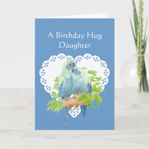 Carte Birthday Wishes Daughter from Mother Parrot Bird