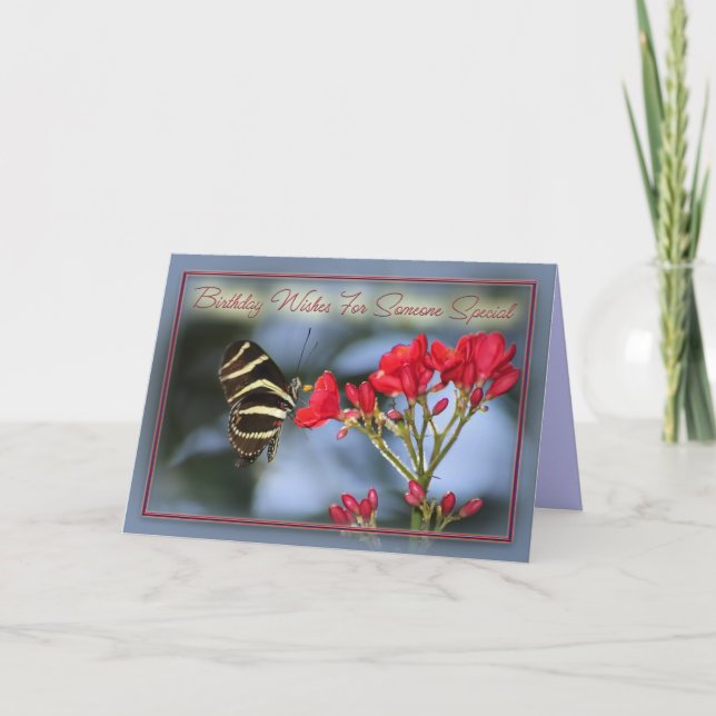 Carte Birthday Wishes for Someone Special (Devant)