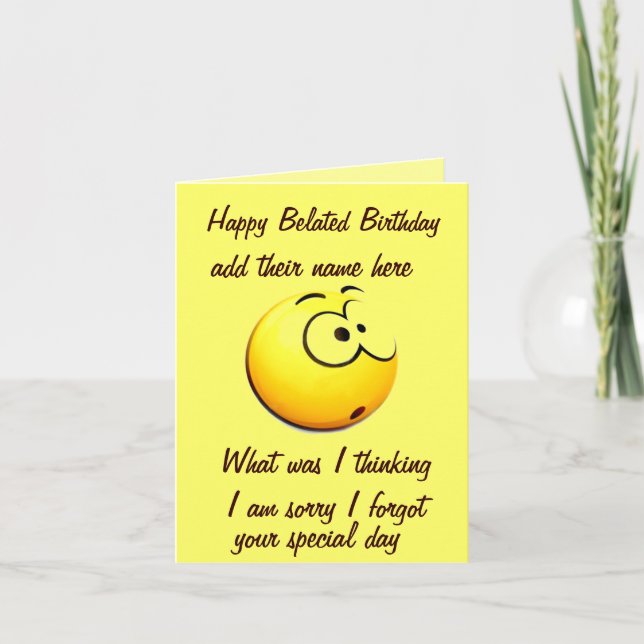 Carte Birthdays_ (Devant)