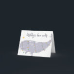 Carte Birthday's Down Under<br><div class="desc">Birthdays down under with a happy whale covered in lights just for the birthday celebration!</div>