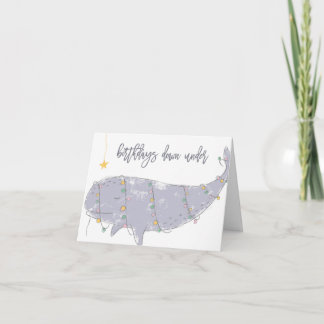 Carte Birthday's Down Under