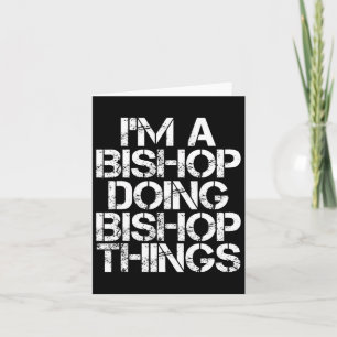 Carte Bishop Funny Nom de famille Arbre de famille Anniv