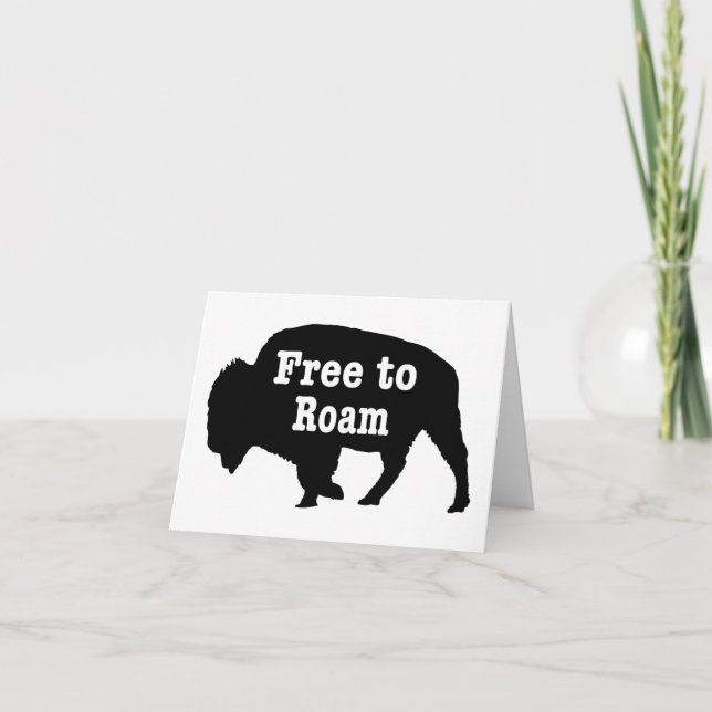 Carte Bison libre de Roam (Devant)